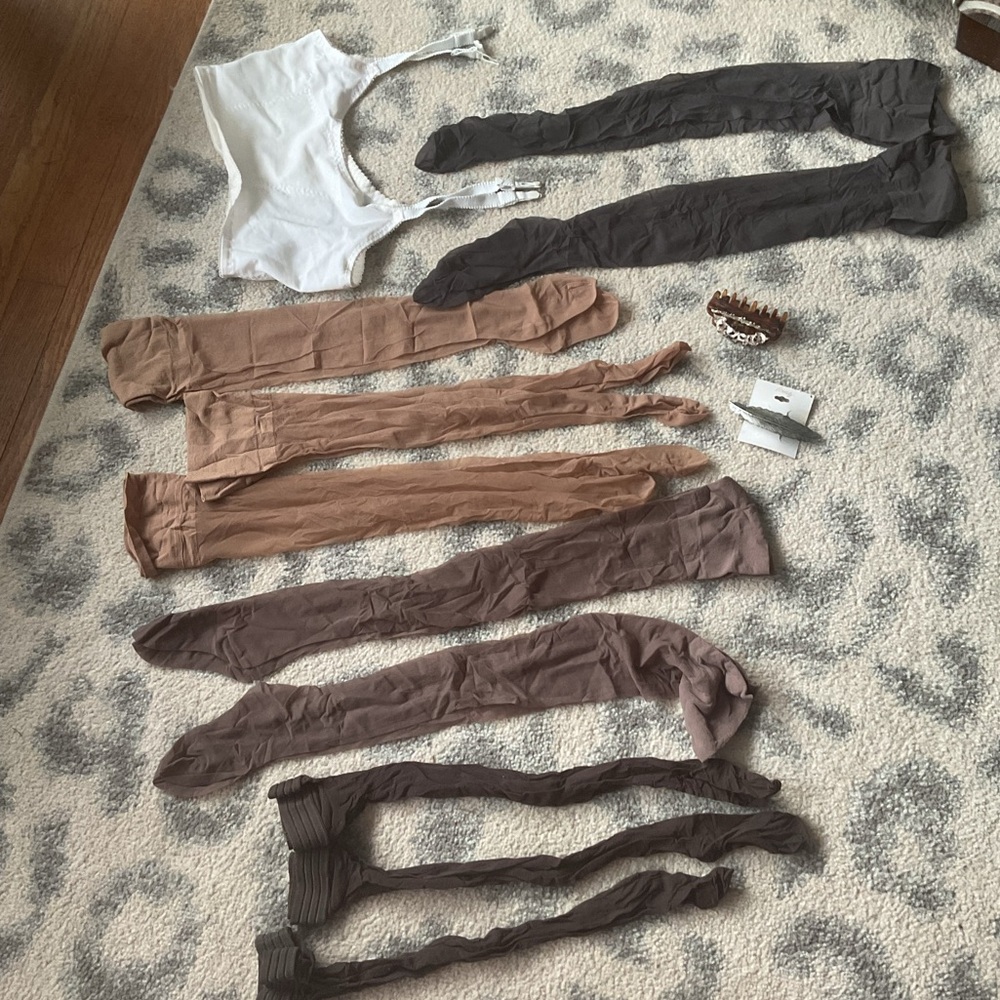 Lot of Vintage Stockings & Accessories
